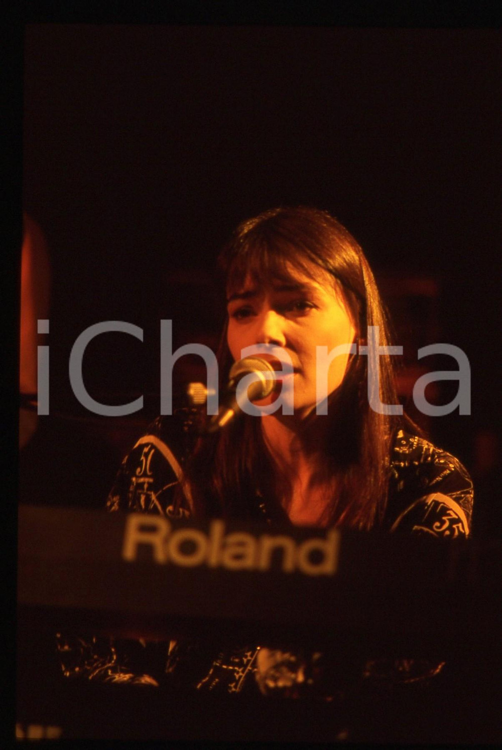 35mm vintage slide* 1991 SANREMO INTERNATIONAL Beverley CRAVEN al Palamusic (57)