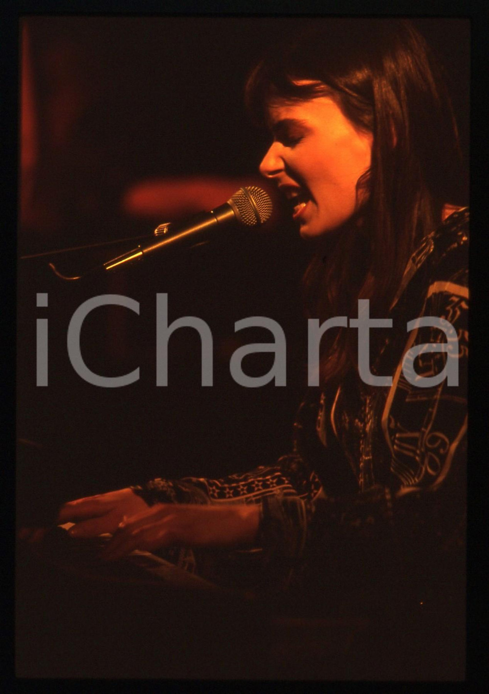 35mm vintage slide* 1991 SANREMO INTERNATIONAL Beverley CRAVEN al Palamusic (60)