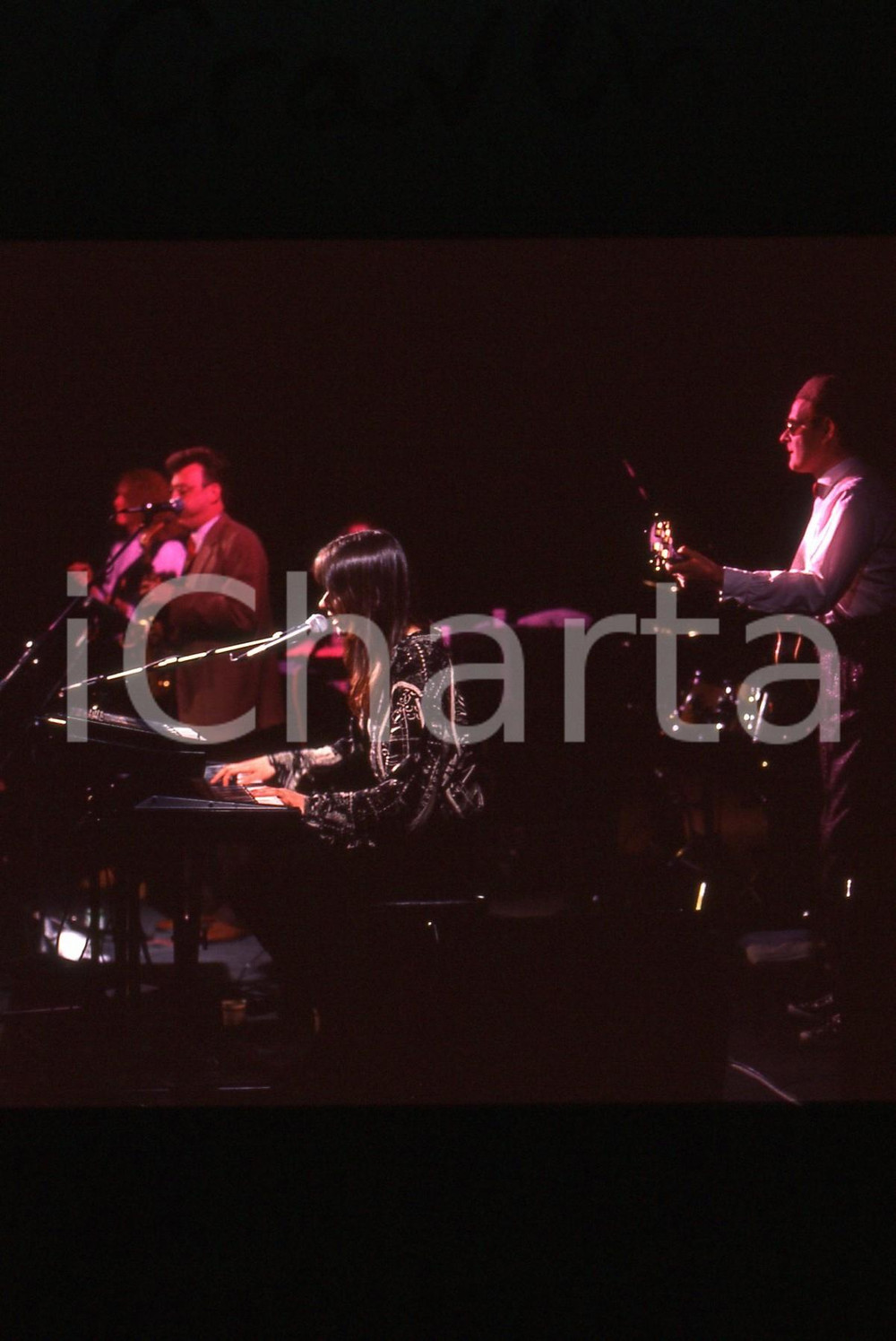 35mm vintage slide* 1991 SANREMO INTERNATIONAL Beverley CRAVEN al Palamusic (79)