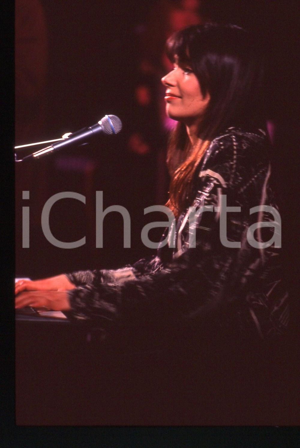 35mm vintage slide* 1991 SANREMO INTERNATIONAL Beverley CRAVEN al Palamusic (66)