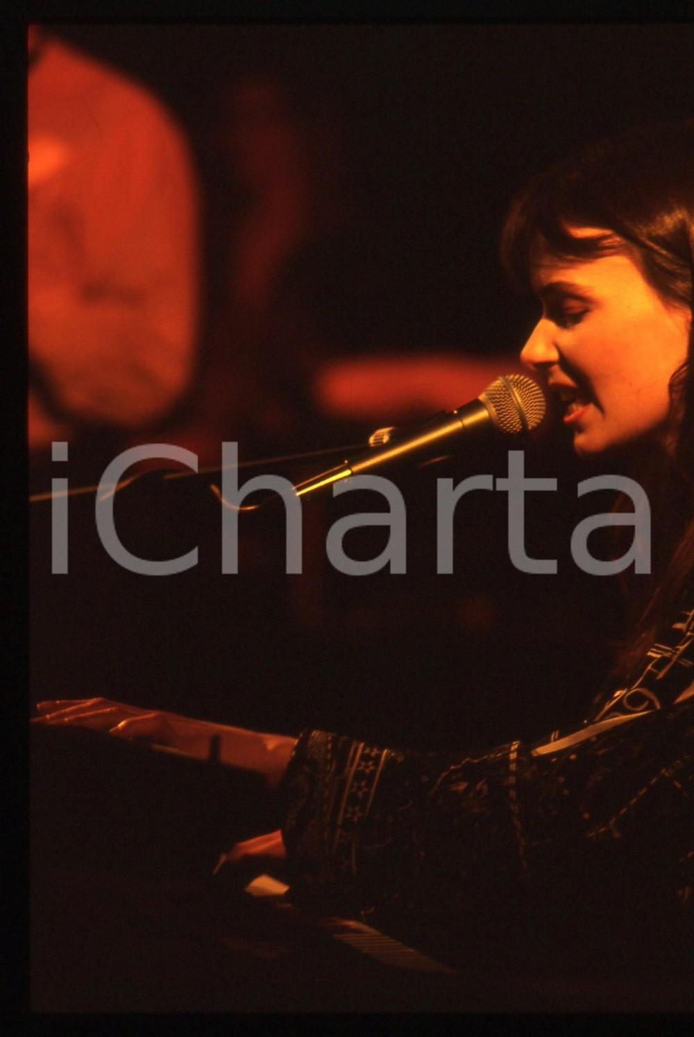35mm vintage slide* 1991 SANREMO INTERNATIONAL Beverley CRAVEN al Palamusic (67)