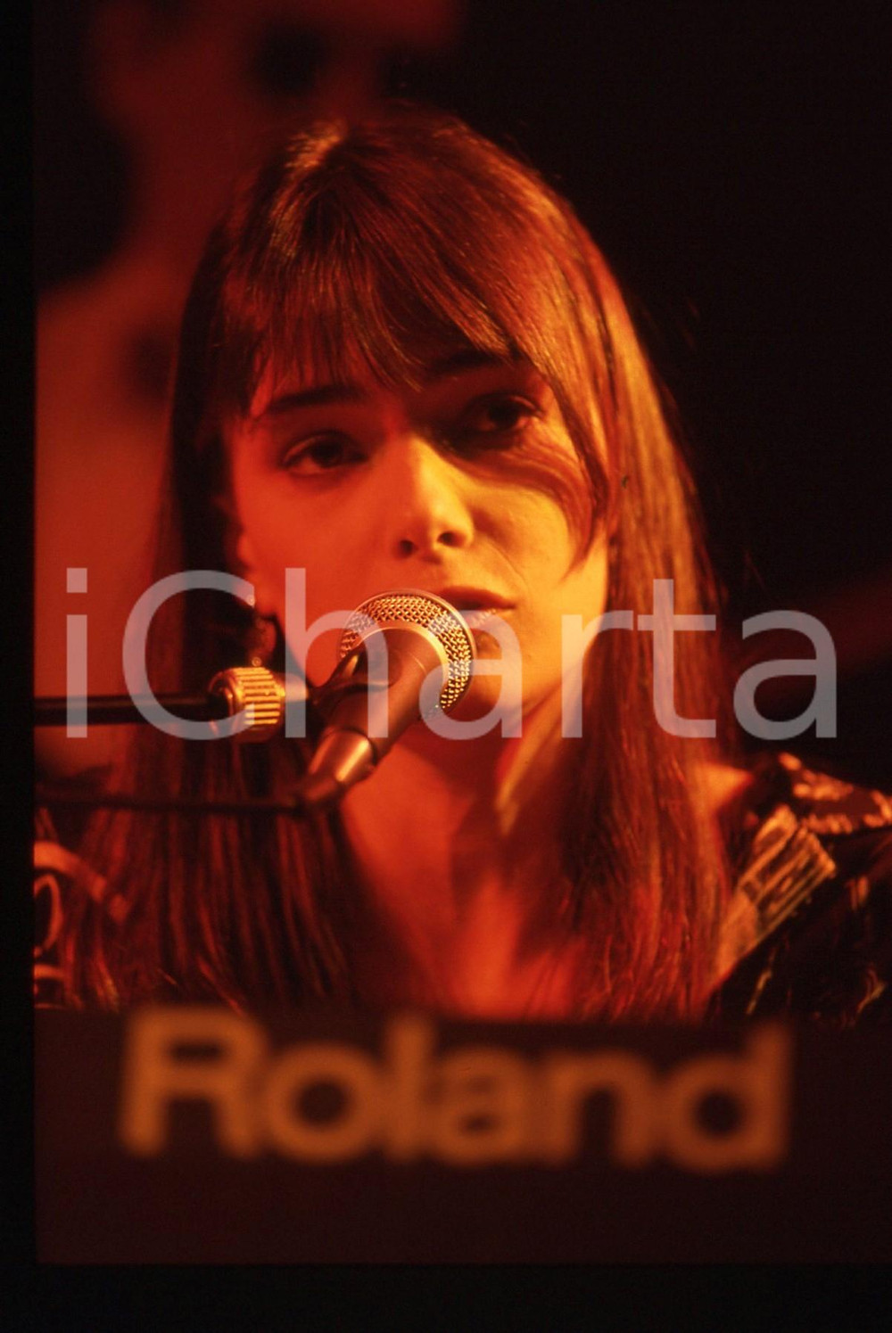 35mm vintage slide* 1991 SANREMO INTERNATIONAL Beverley CRAVEN al Palamusic (84)