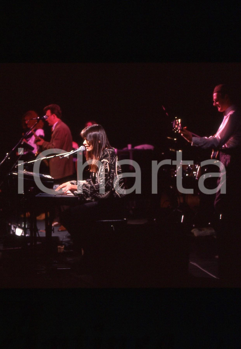 35mm vintage slide* 1991 SANREMO INTERNATIONAL Beverley CRAVEN al Palamusic (75)