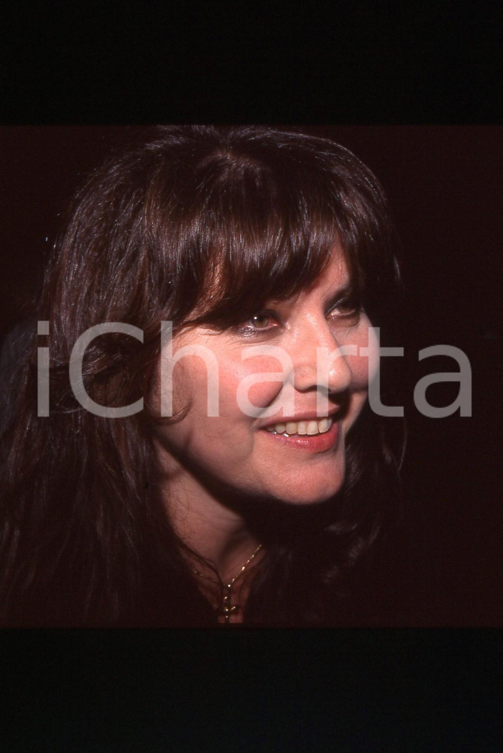 35mm vintage slide* 1990ca ITALIA MUSICA Claudia MORI Ritratto della cantante (2)