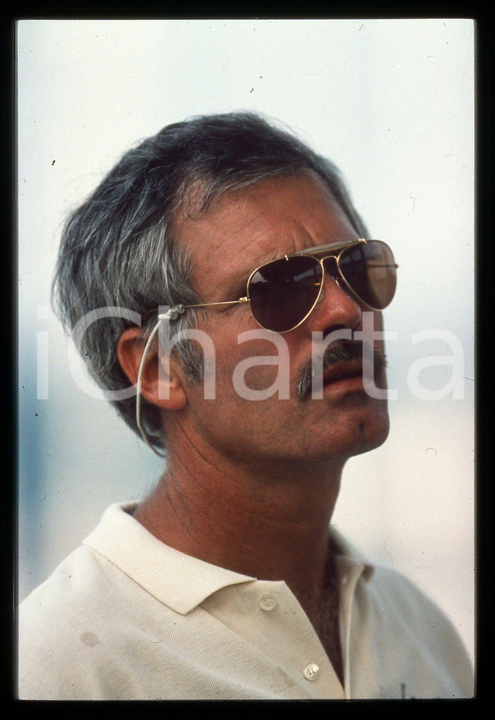 35mm vintage slide* 1995ca MUSICA Ted TURNER dei Wishbone Ash Ritratto (3)