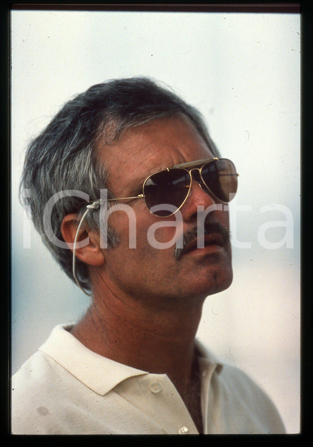 35mm vintage slide* 1995ca MUSICA Ted TURNER dei Wishbone Ash Ritratto (4)