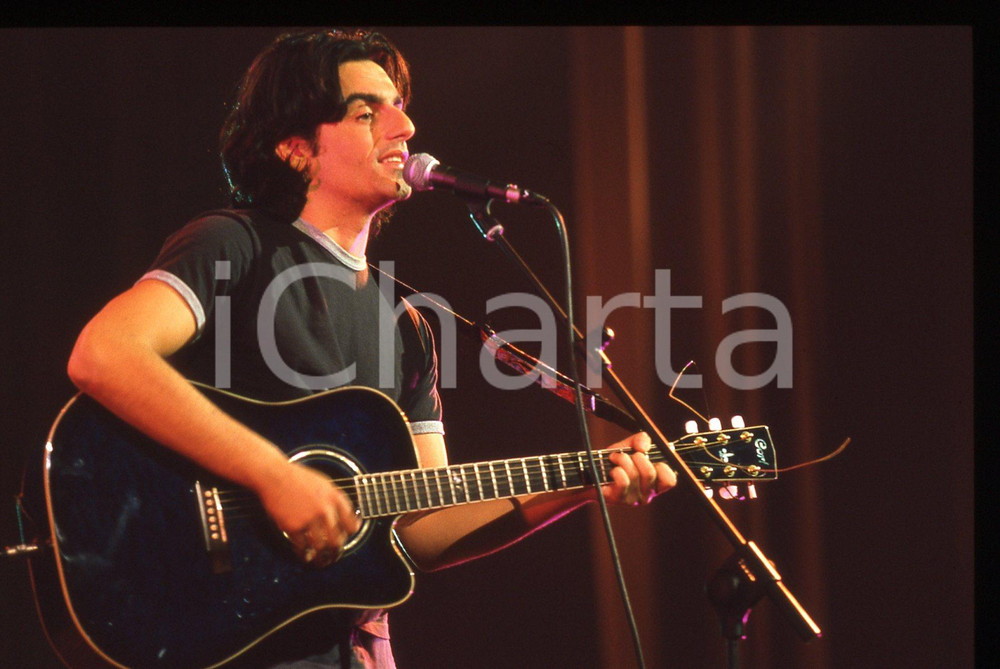 35mm vintage slide* 1999 SANREMO Davide DE MARINIS al Jubilmusic Festival (2)