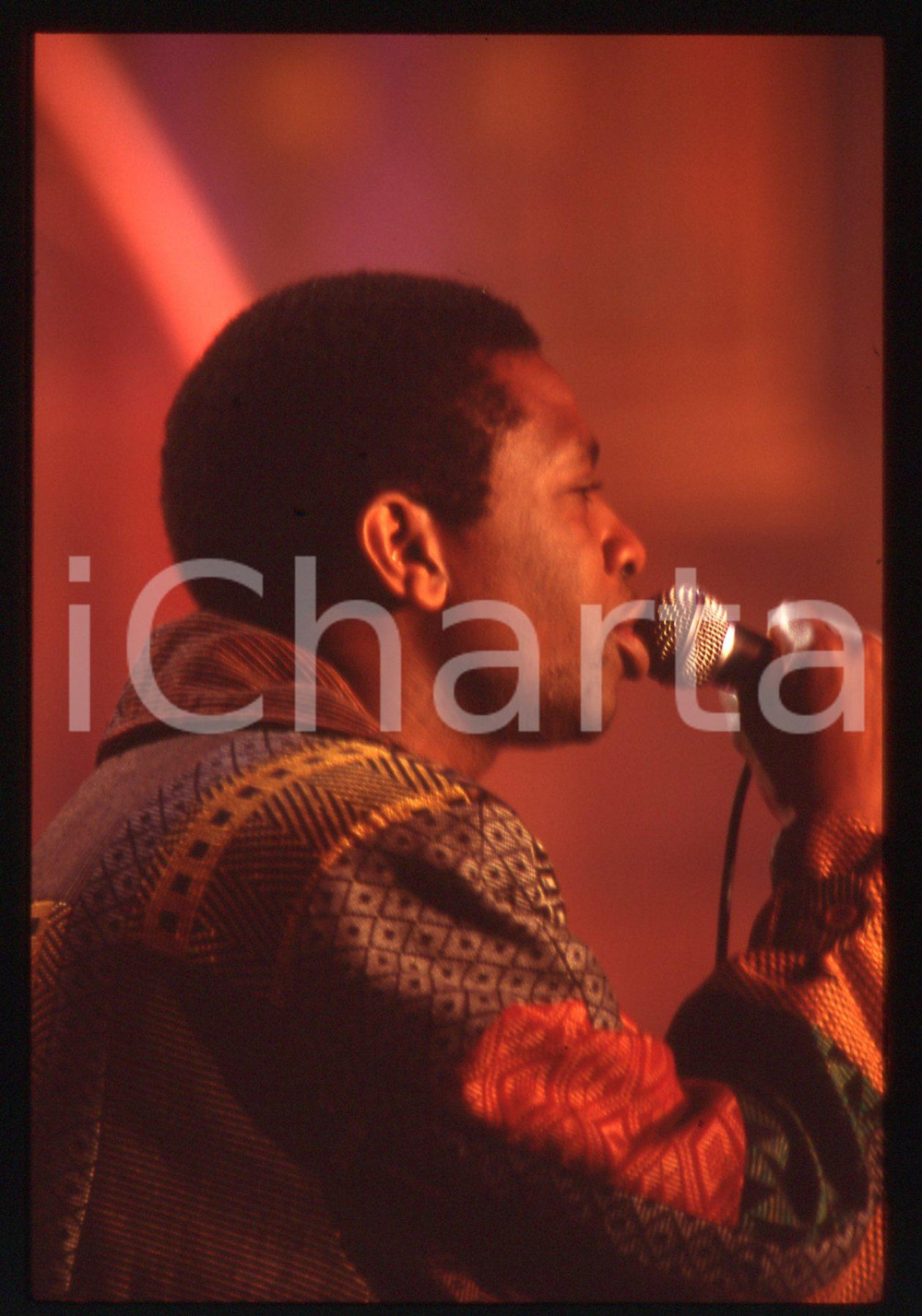 35mm vintage slide* 1995ca RAI - TV Youssou N'DOUR Ritratto del cantante (6)