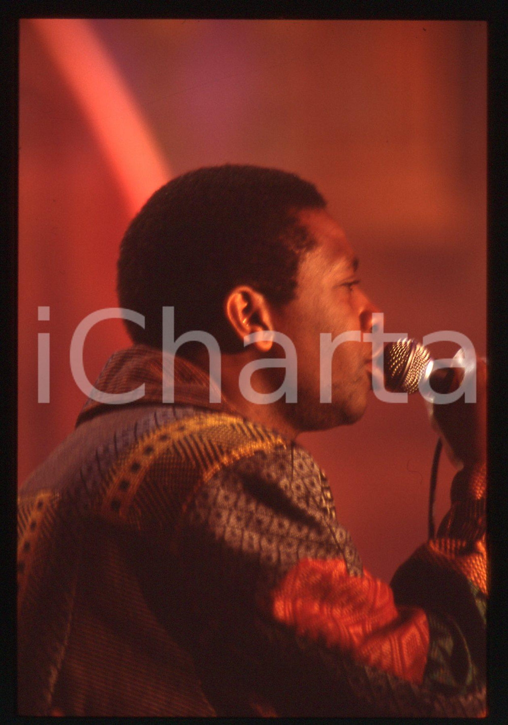 35mm vintage slide* 1995ca RAI - TV Youssou N'DOUR Ritratto del cantante (7)
