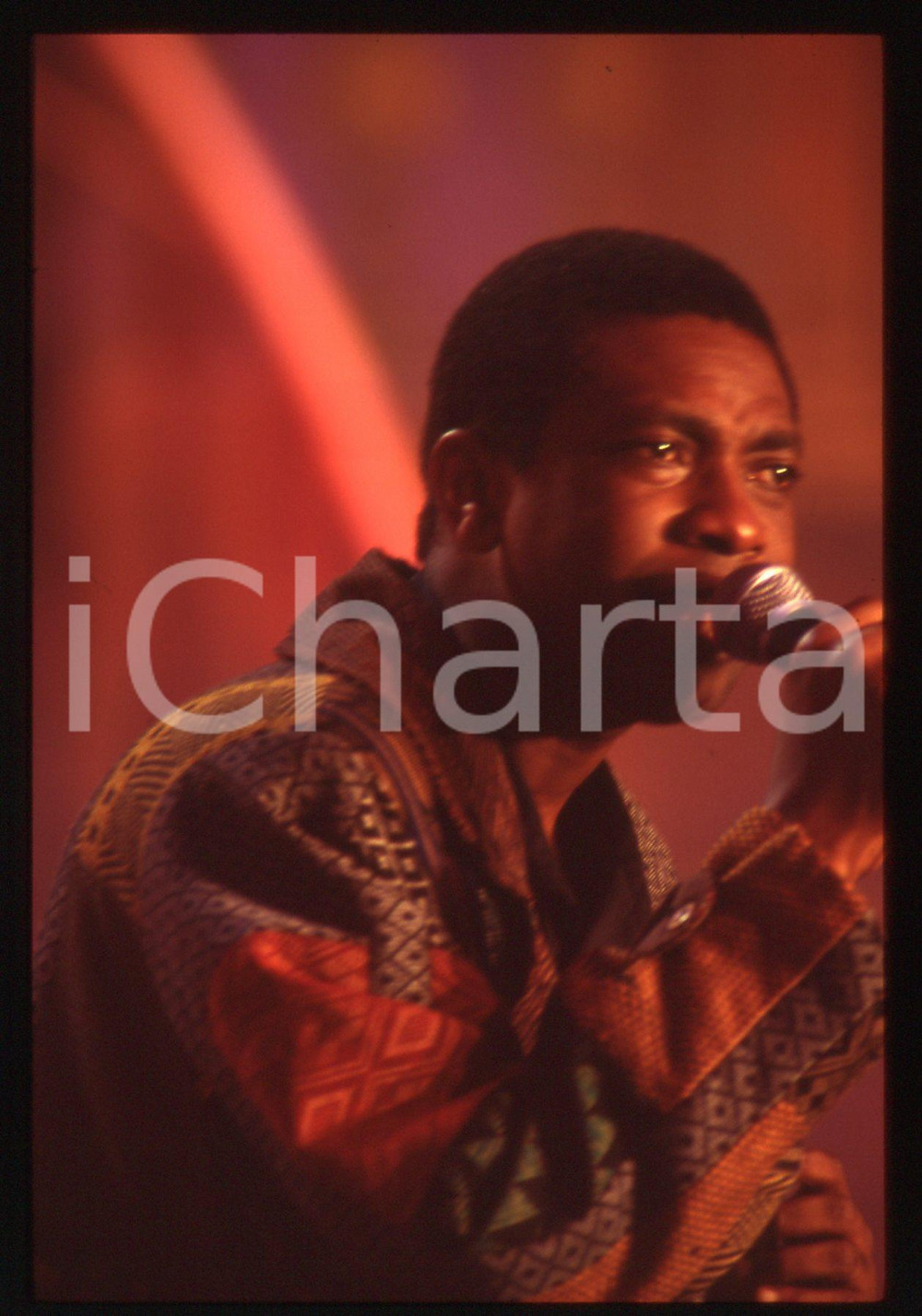 35mm vintage slide* 1995ca RAI - TV Youssou N'DOUR Ritratto del cantante (8)