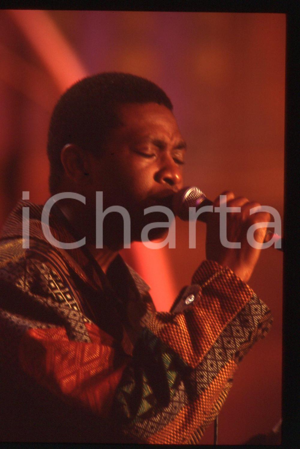 35mm vintage slide* 1995ca RAI - TV Youssou N'DOUR Ritratto del cantante (10)