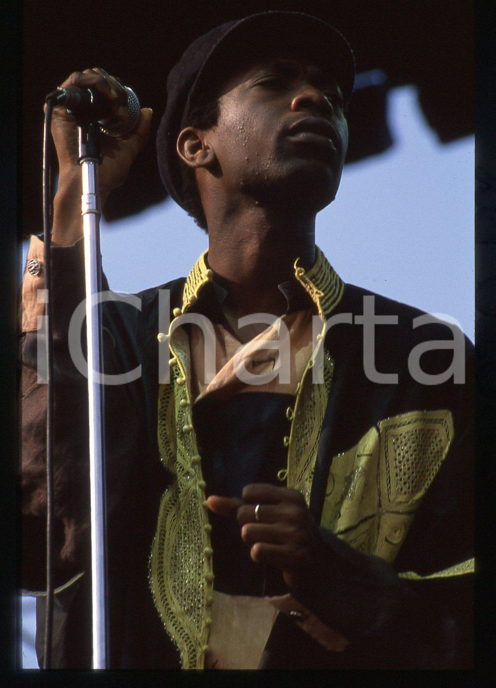 35mm vintage slide* 1988 TORINO Youssou N'DOUR - Human Rights Now tour (2)