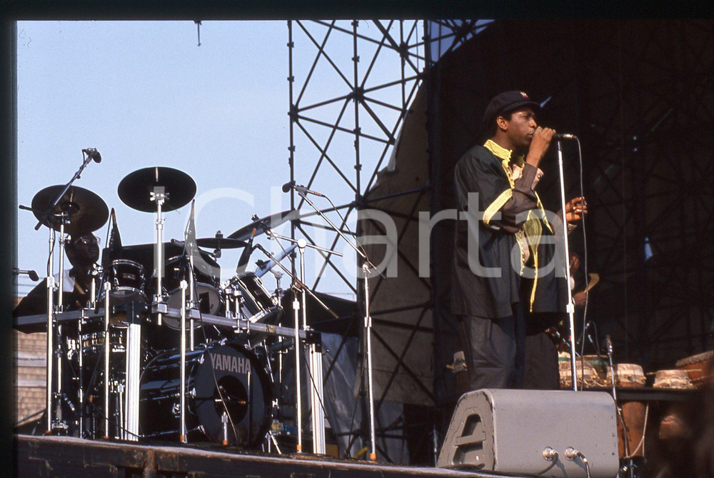35mm vintage slide* 1988 TORINO Youssou N'DOUR - Human Rights Now tour (8)