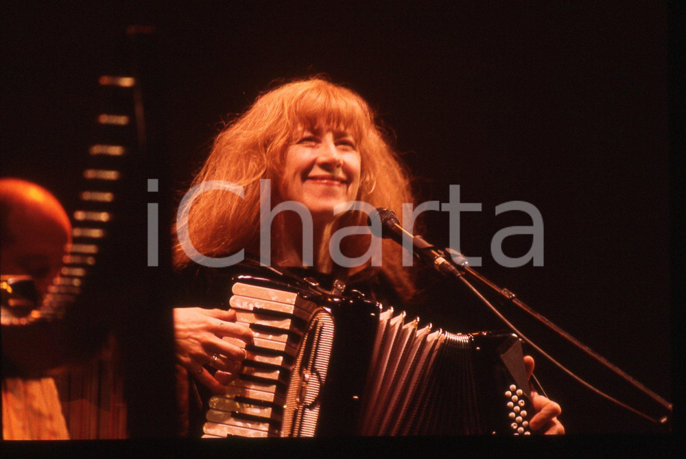 35mm vintage slide* 1995 SANREMO Loreena McKENNITT al Teatro Ariston Ritratto 4