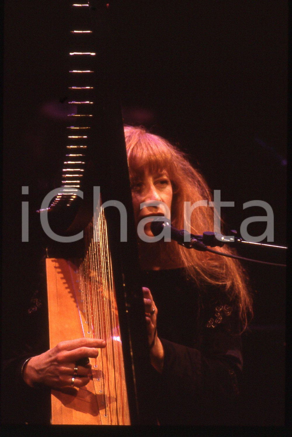 35mm vintage slide* 1995 SANREMO Loreena McKENNITT al Teatro Ariston Ritratto 6