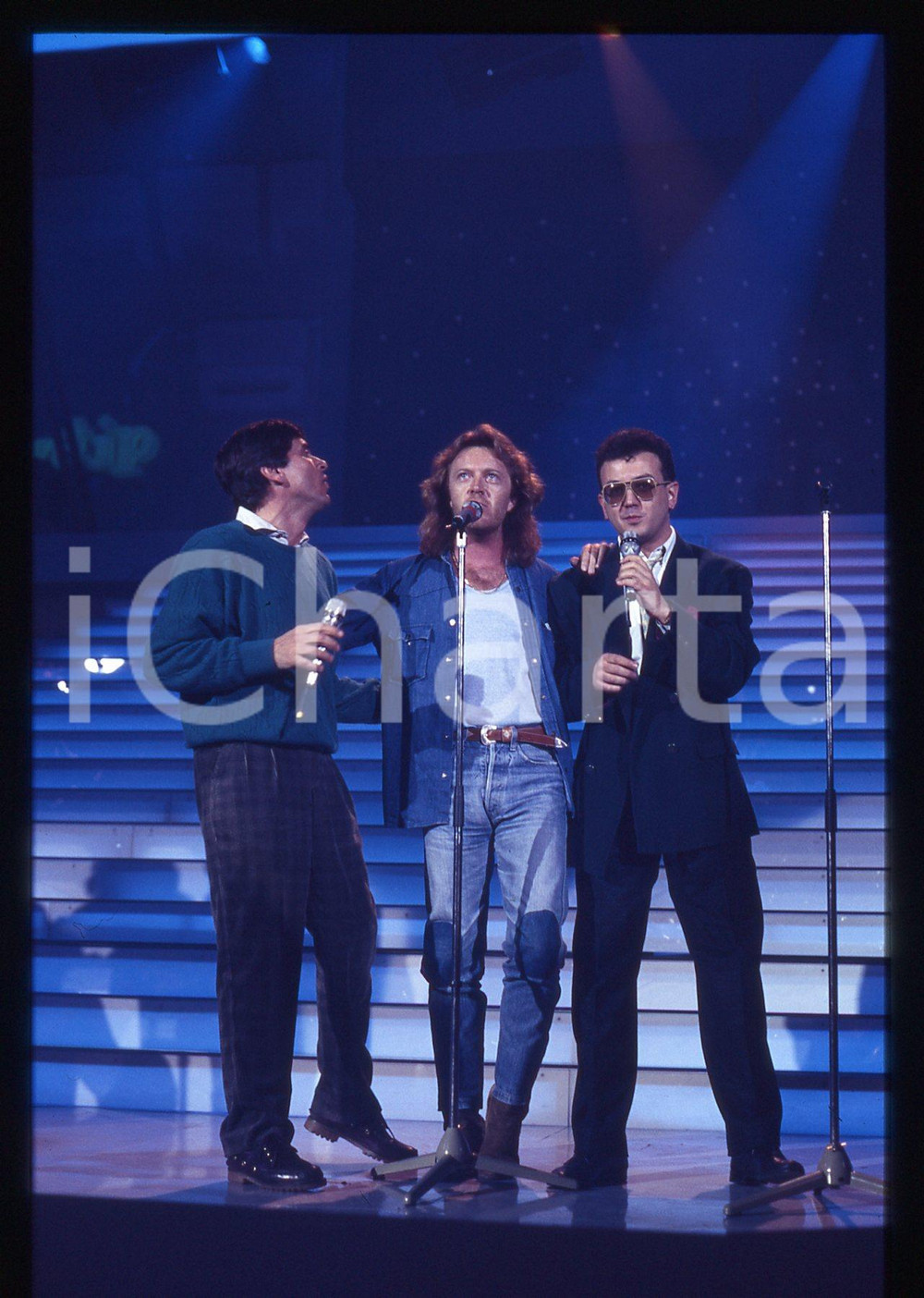 35mm vintage slide* 1987 SANREMO Umberto TOZZI Enrico RUGGERI Gianni MORANDI 7