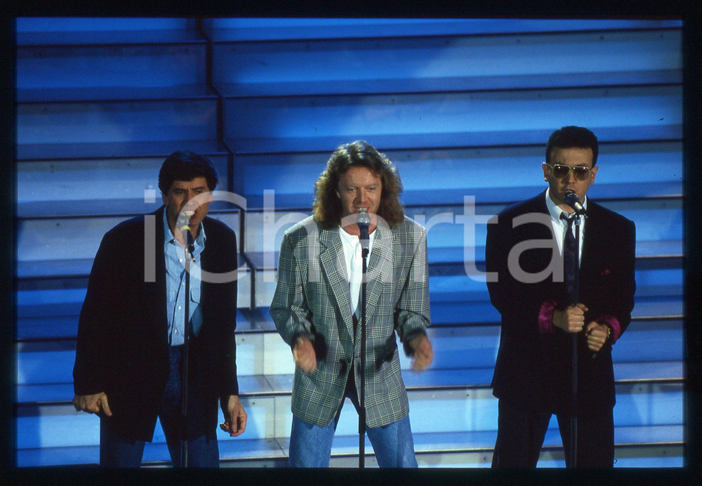 35mm vintage slide* 1987 SANREMO Umberto TOZZI Enrico RUGGERI Gianni MORANDI 8