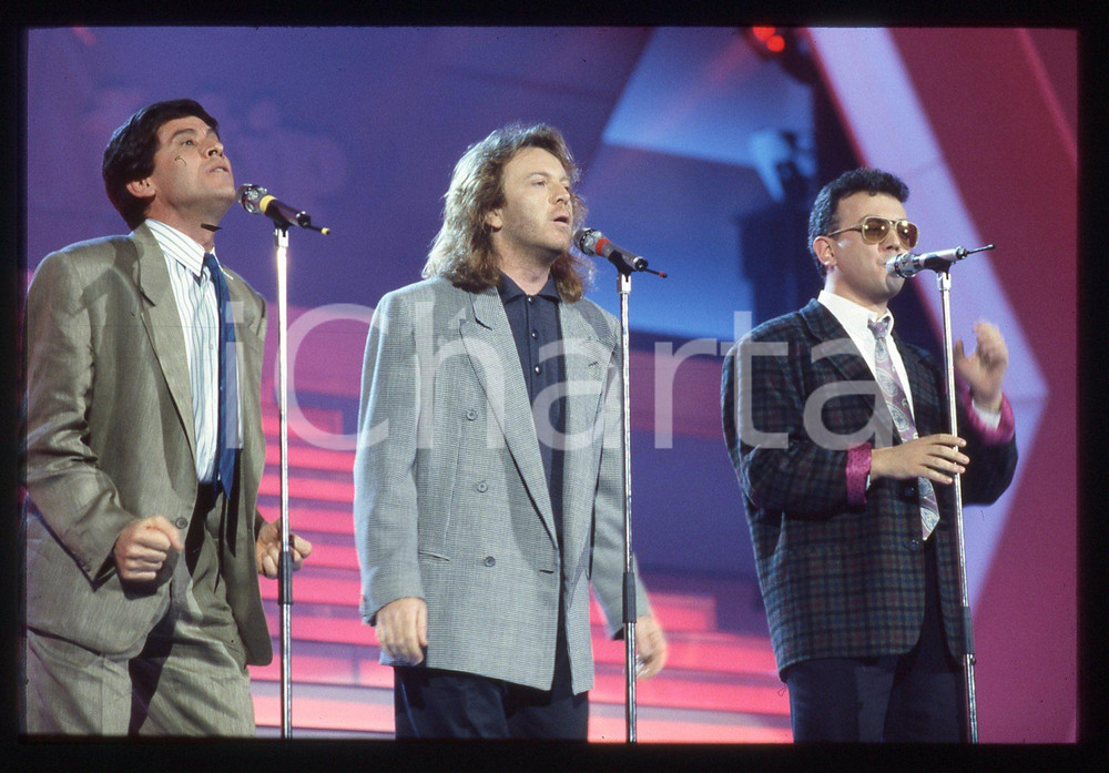 35mm vintage slide* 1987 SANREMO Umberto TOZZI Enrico RUGGERI Gianni MORANDI 9