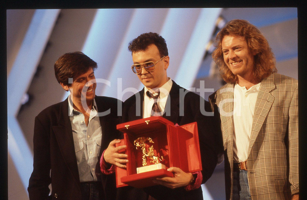 35mm vintage slide* 1987 SANREMO Umberto TOZZI Enrico RUGGERI Gianni MORANDI 10