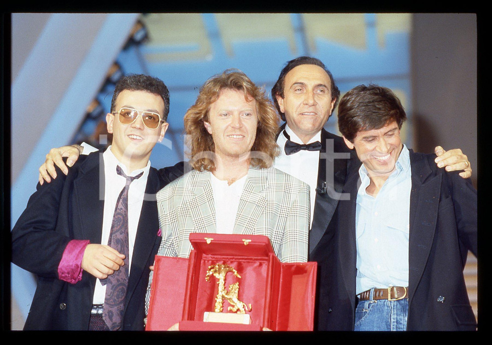 35mm vintage slide* 1987 SANREMO Umberto TOZZI Enrico RUGGERI Gianni MORANDI 12