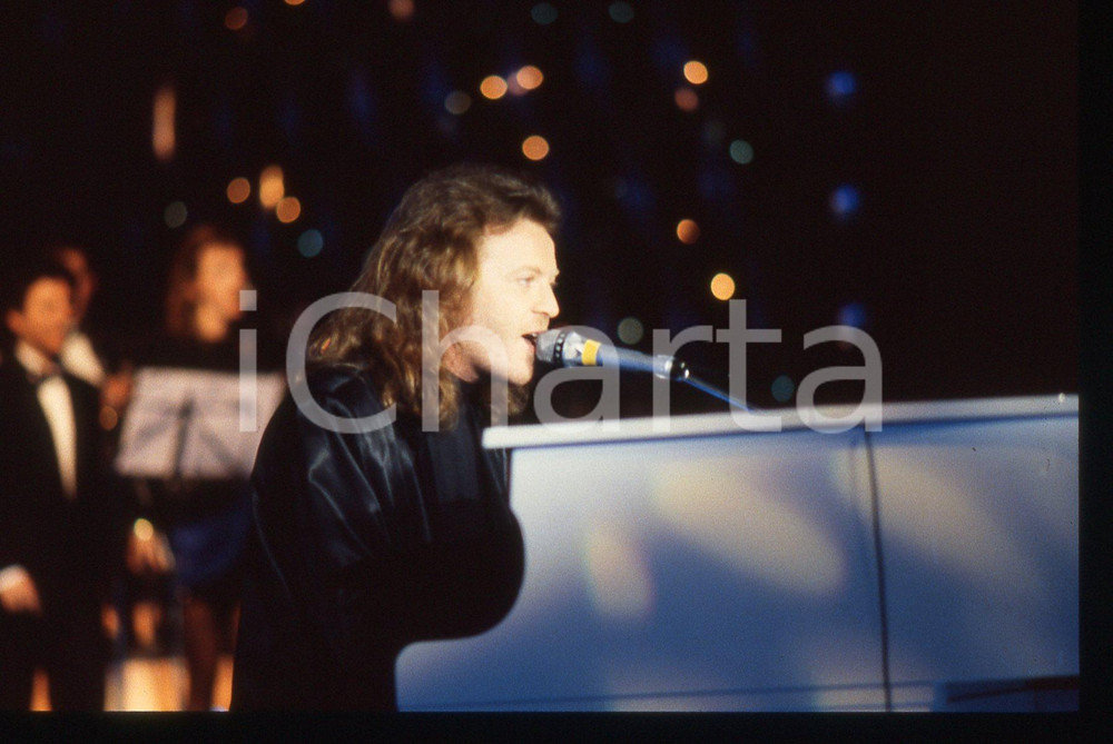 35mm vintage slide*1988 RAFFAELLA CARRA' SHOW Umberto TOZZI in concerto (3)