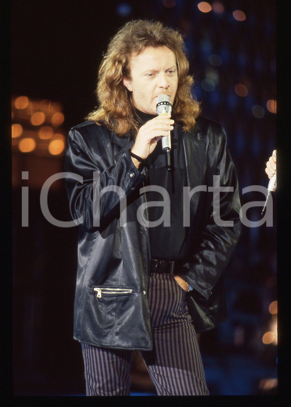 35mm vintage slide*1988 RAFFAELLA CARRA' SHOW Umberto TOZZI in concerto (5)