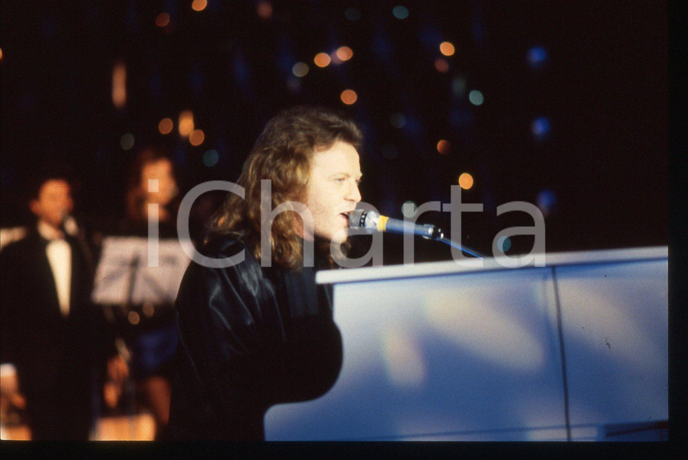 35mm vintage slide*1988 RAFFAELLA CARRA' SHOW Umberto TOZZI in concerto (7)
