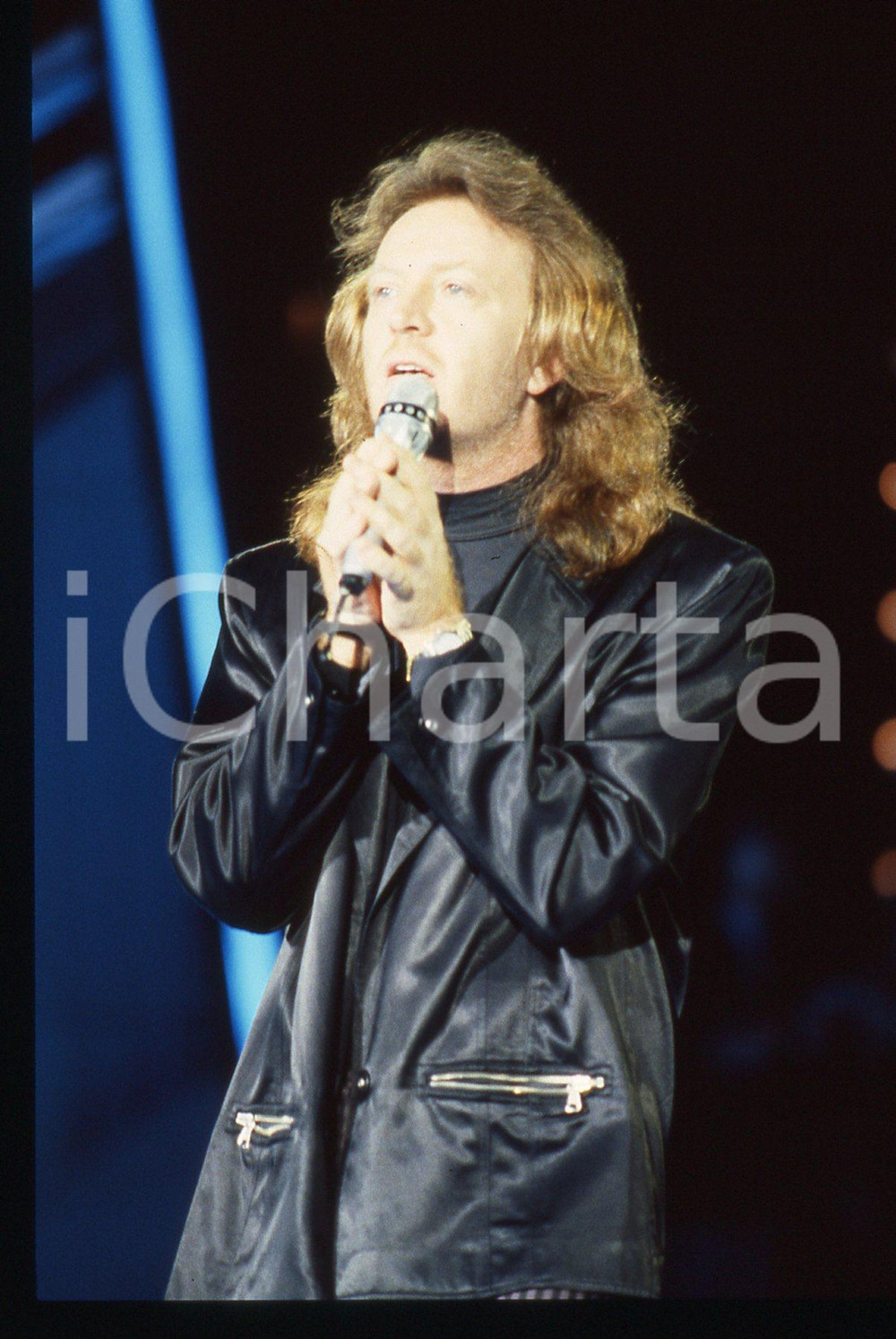 35mm vintage slide*1988 RAFFAELLA CARRA' SHOW Umberto TOZZI in concerto (9)