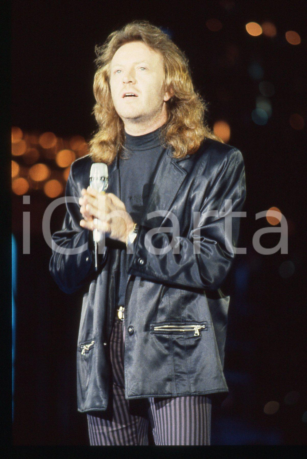 35mm vintage slide*1988 RAFFAELLA CARRA' SHOW Umberto TOZZI in concerto (11)