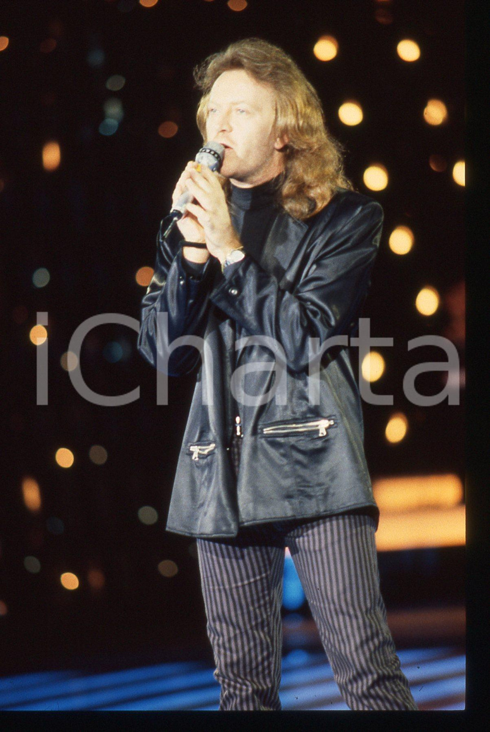 35mm vintage slide*1988 RAFFAELLA CARRA' SHOW Umberto TOZZI in concerto (12)