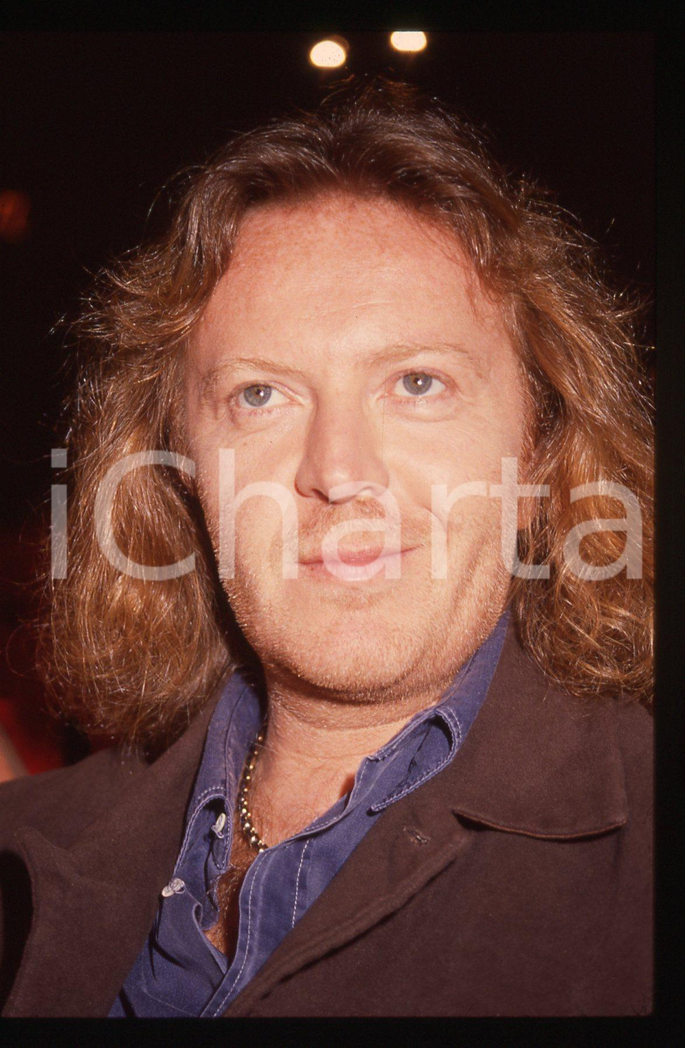 35mm vintage slide* 1990ca ITALIA COSTUME Umberto TOZZI Ritratto del cantante 1
