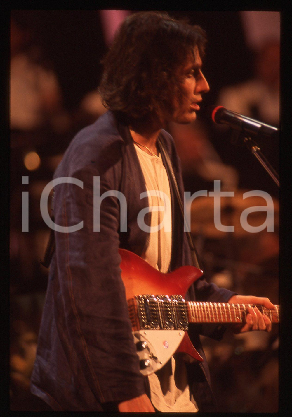 35mm vintage slide* 1995 SANREMO Fedele BOCCASSINI al Teatro Ariston (3)