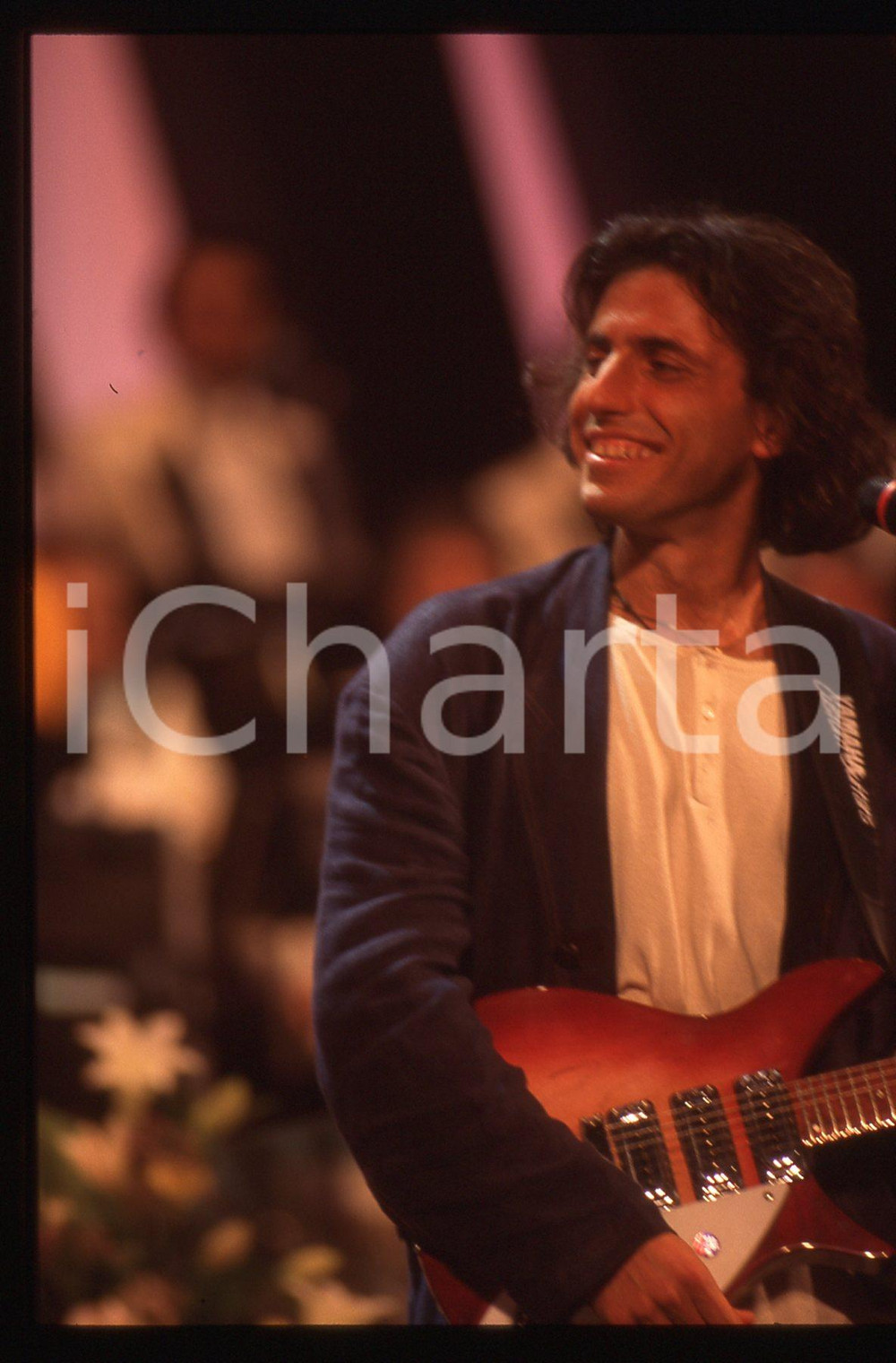 35mm vintage slide* 1995 SANREMO Fedele BOCCASSINI al Teatro Ariston (4)