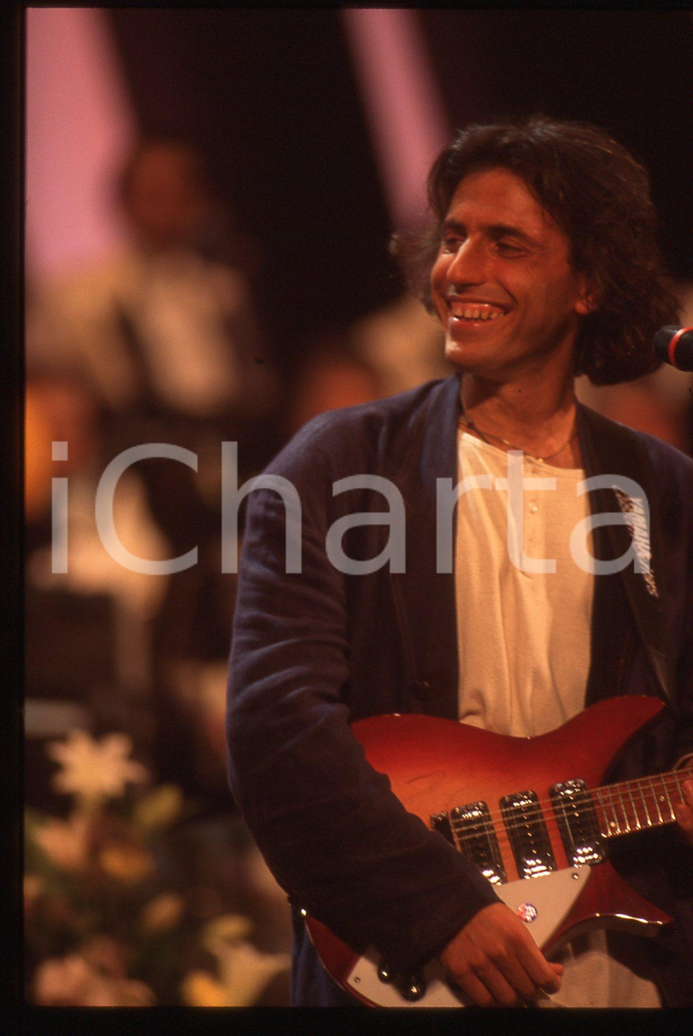 35mm vintage slide* 1995 SANREMO Fedele BOCCASSINI al Teatro Ariston (5)