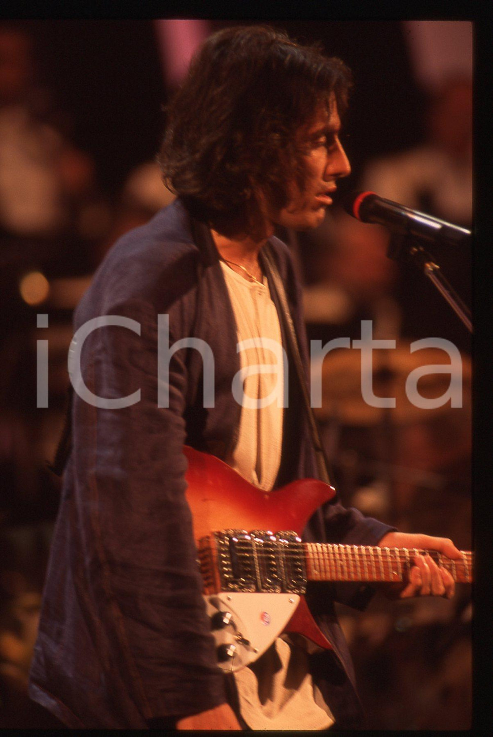 35mm vintage slide* 1995 SANREMO Fedele BOCCASSINI al Teatro Ariston (6)