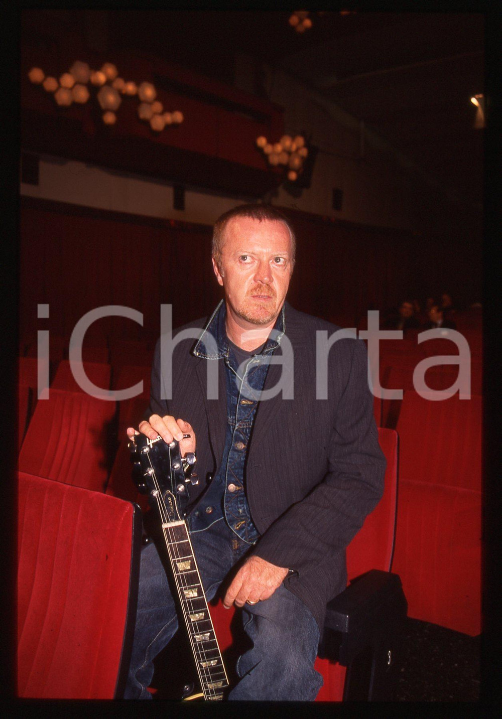 35mm vintage slide* 1995ca ITALIA MUSICA Umberto TOZZI Ritratto del cantante 4