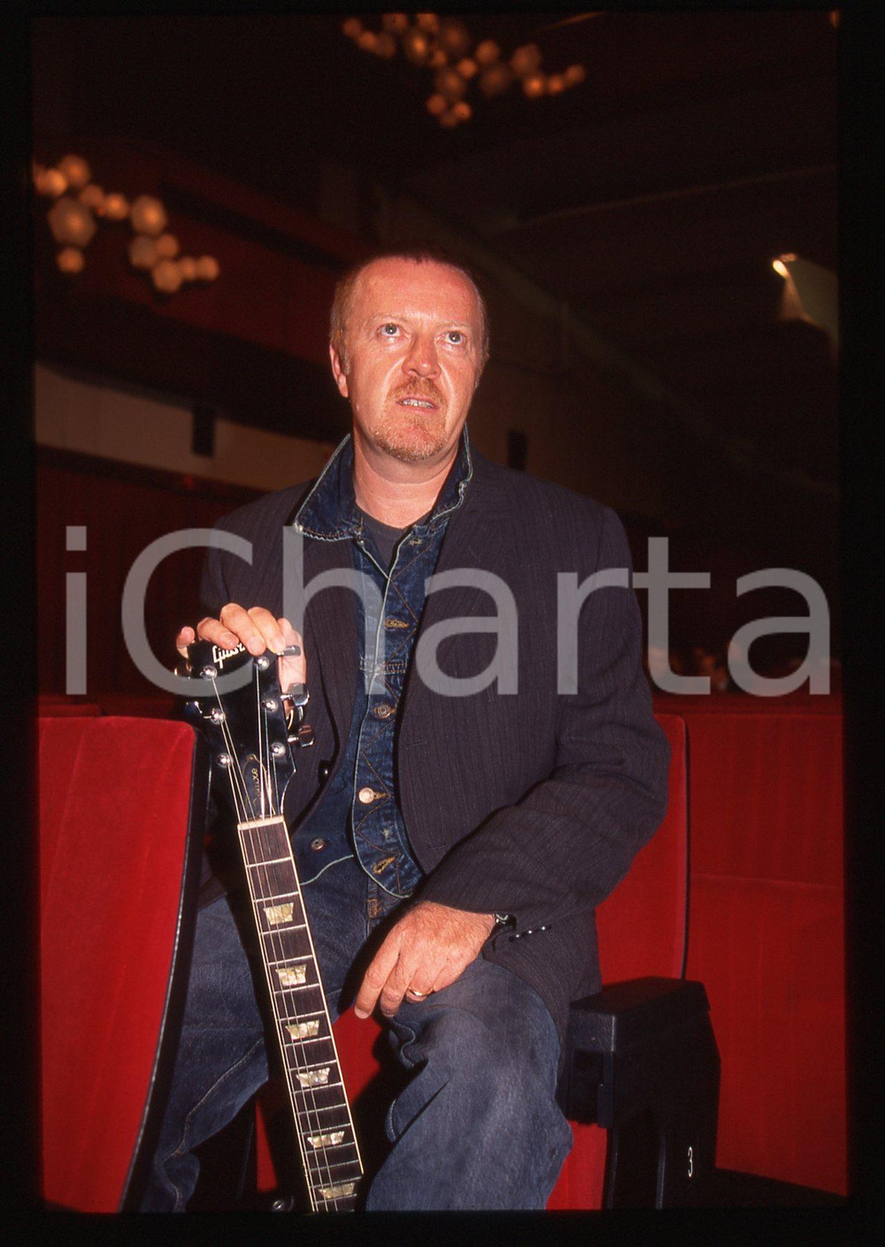 35mm vintage slide* 1995ca ITALIA MUSICA Umberto TOZZI Ritratto del cantante 5