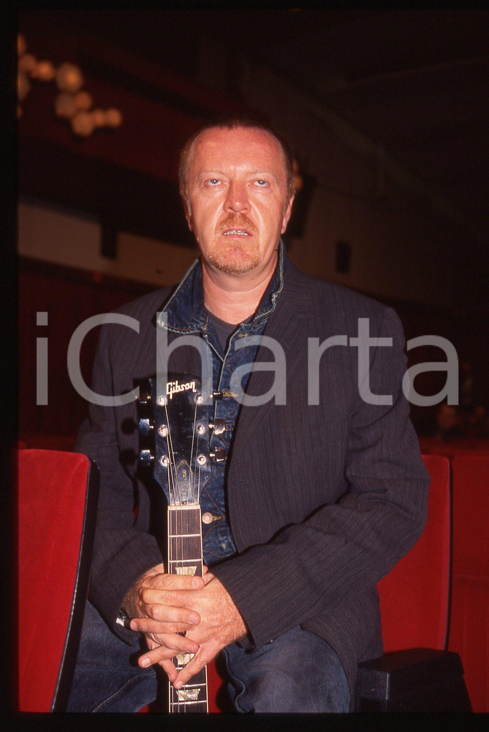 35mm vintage slide* 1995ca ITALIA MUSICA Umberto TOZZI Ritratto del cantante 6