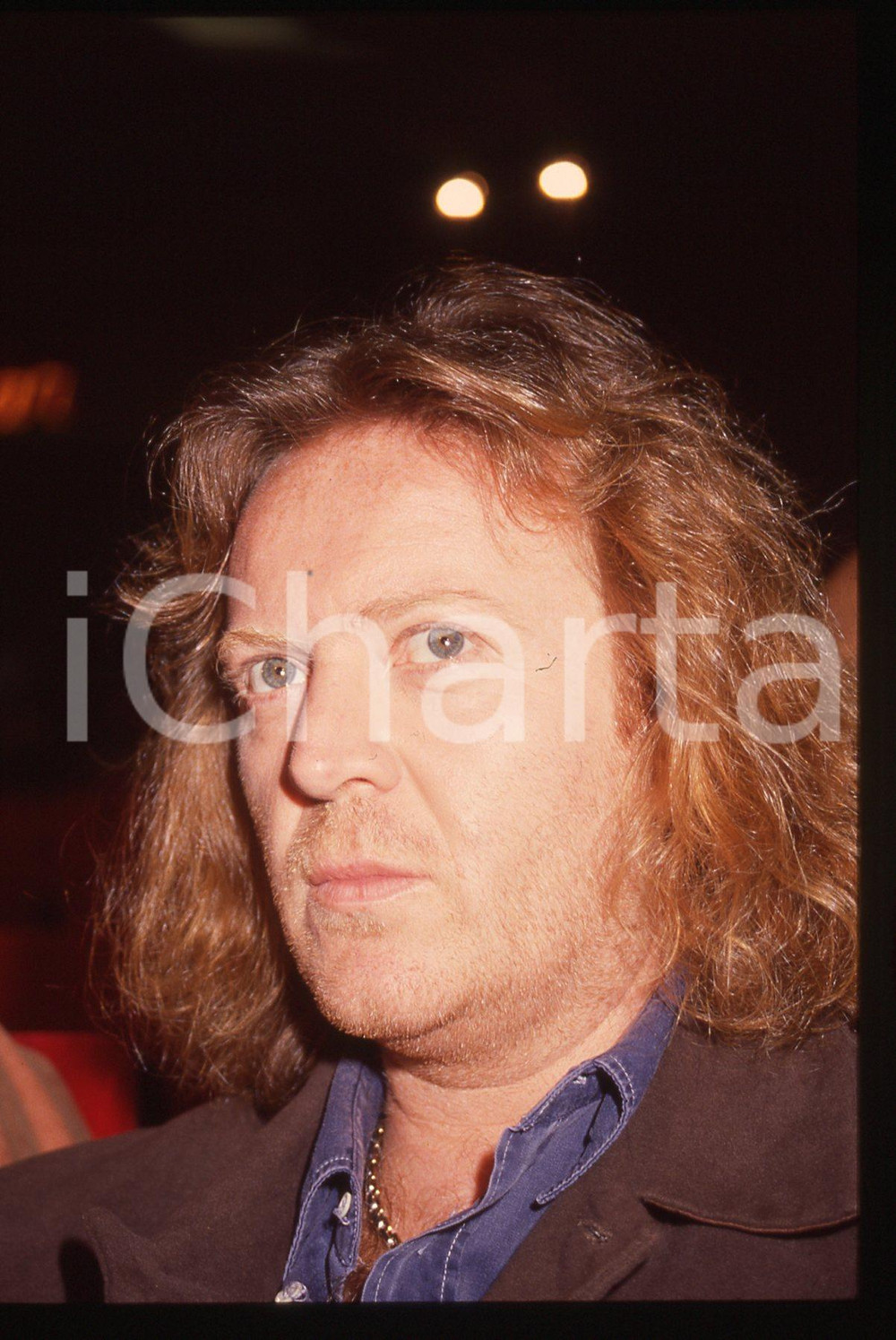 35mm vintage slide* 1990ca ITALIA COSTUME Umberto TOZZI Ritratto del cantante 2