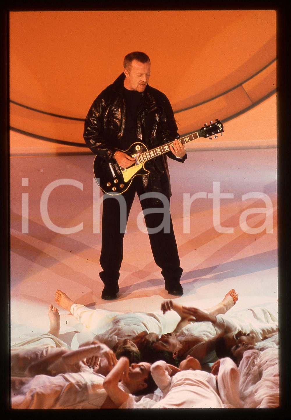 35mm vintage slide* 1995ca ITALIA MUSICA Umberto TOZZI Ritratto del cantante 8