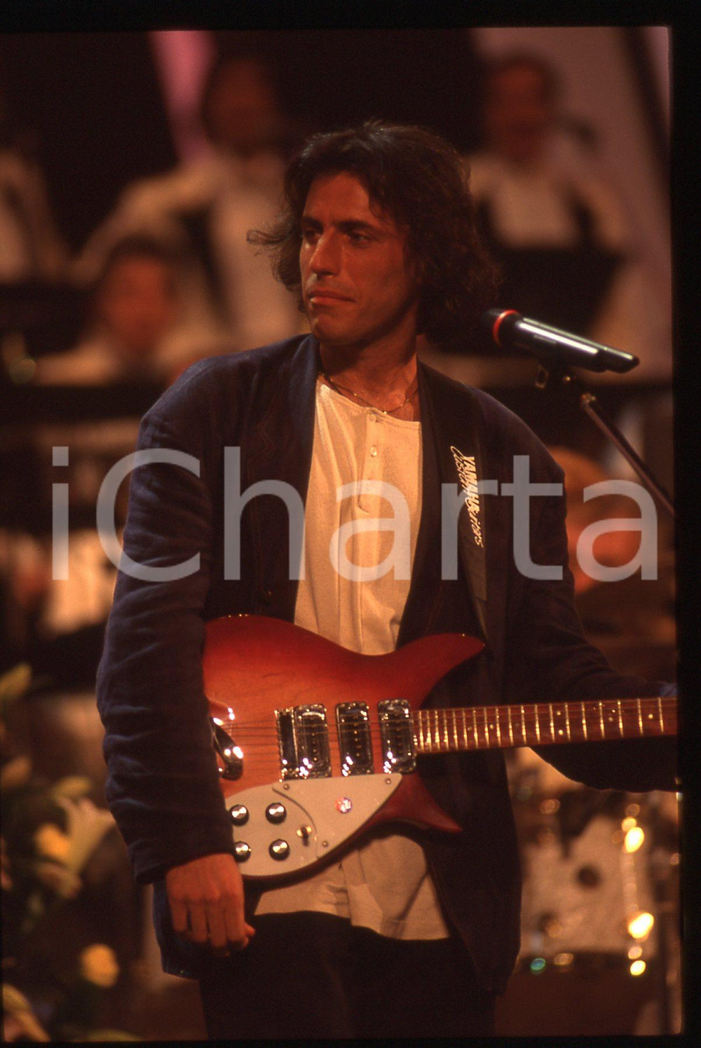 35mm vintage slide* 1995 SANREMO Fedele BOCCASSINI al Teatro Ariston (10)