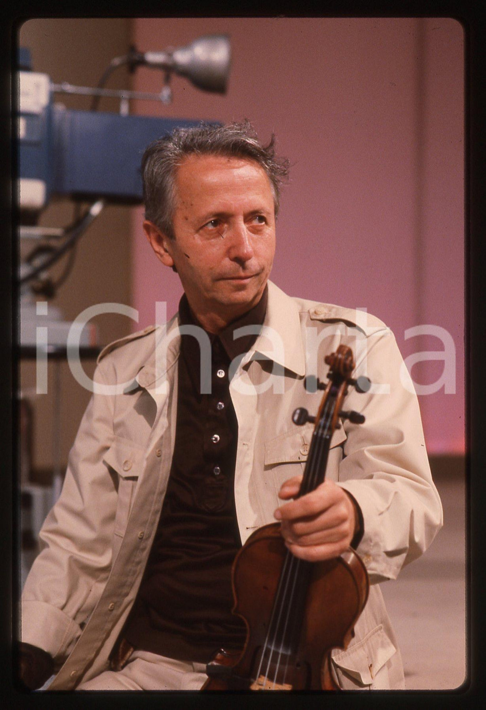 35mm vintage slide* 1980ca ITALIA MUSICA Giusto PIO Ritratto del musicista (11)
