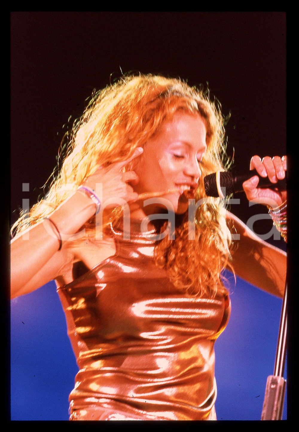 35mm vintage slide* 2001 FESTIVALBAR Paulina RUBIO all'Arena di Verona (2)