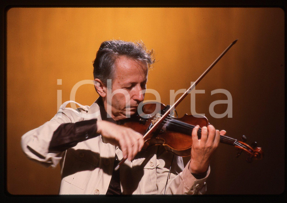 35mm vintage slide* 1980ca ITALIA MUSICA Giusto PIO Ritratto del musicista (19)