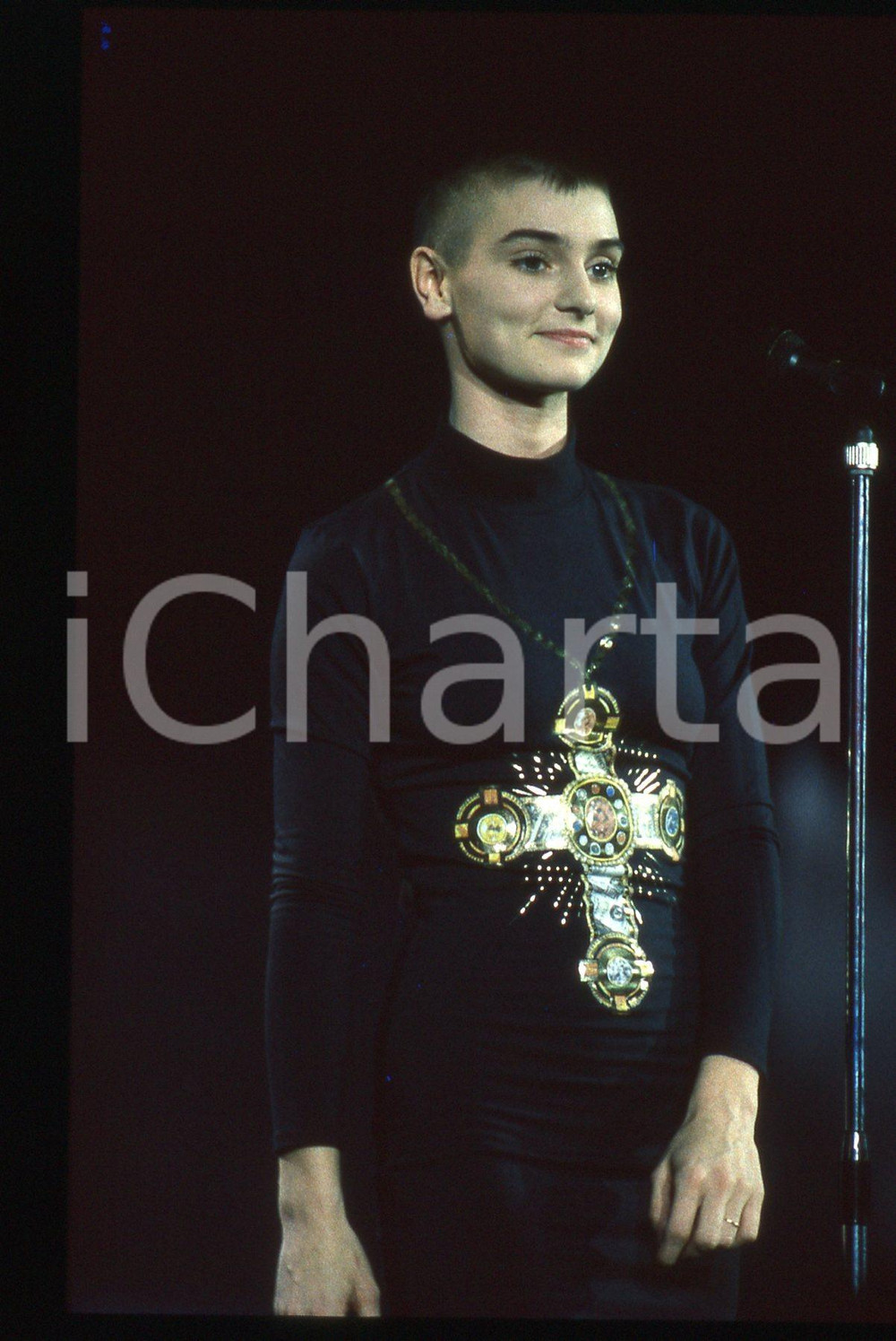 35mm vintage slide* 1990ca MUSICA Sinéad O'CONNOR Ritratto della cantautrice