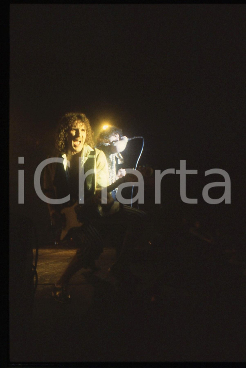 35mm vintage slide* 1982 MILANO Fernando VON ARB dei KROKUS al Rolling Stone 11