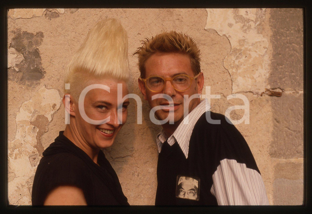 35mm vintage slide* 1980ca VERONA Maurizio ARCIERI Christina MOSER dei KRISMA 7