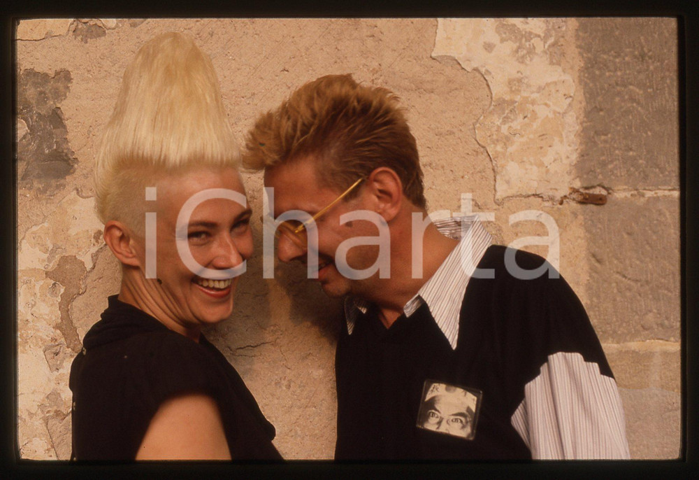 35mm vintage slide* 1980ca VERONA Maurizio ARCIERI Christina MOSER dei KRISMA 16