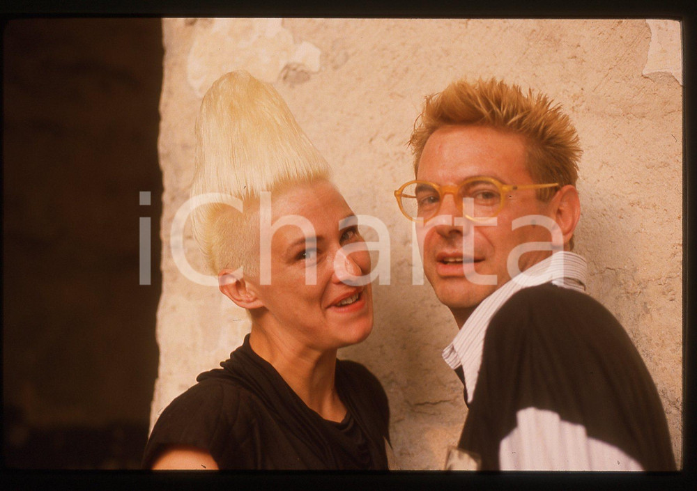 35mm vintage slide* 1980ca VERONA Maurizio ARCIERI Christina MOSER dei KRISMA 19