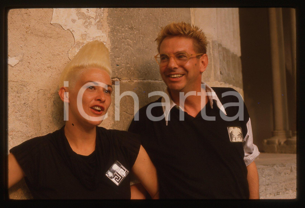 35mm vintage slide* 1980ca VERONA Maurizio ARCIERI Christina MOSER dei KRISMA 20